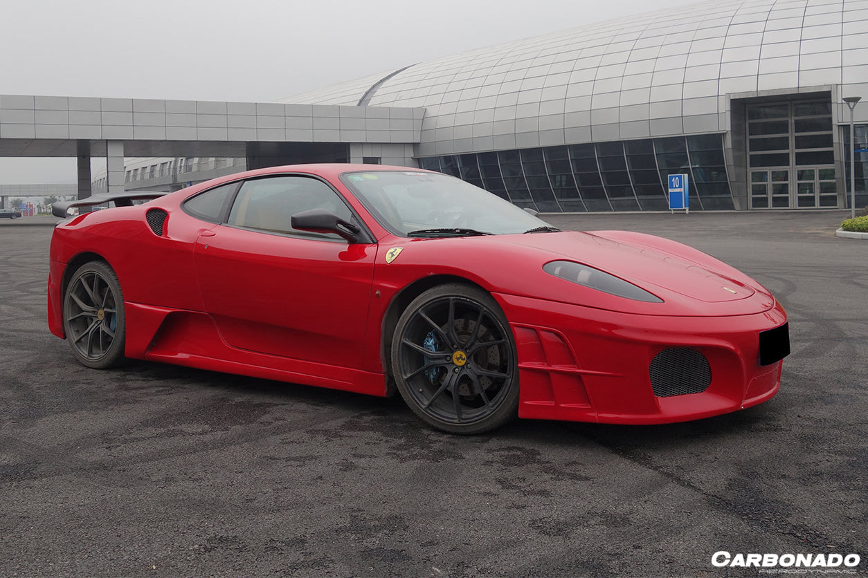 2004-2009 Ferrari F430 AS Style Side Skirts - Carbonado