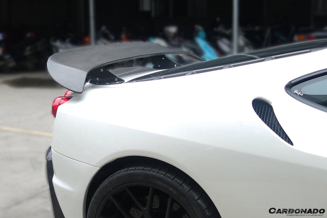 2004-2009 Ferrari F430 AS Style Trunk Spoiler - Carbonado