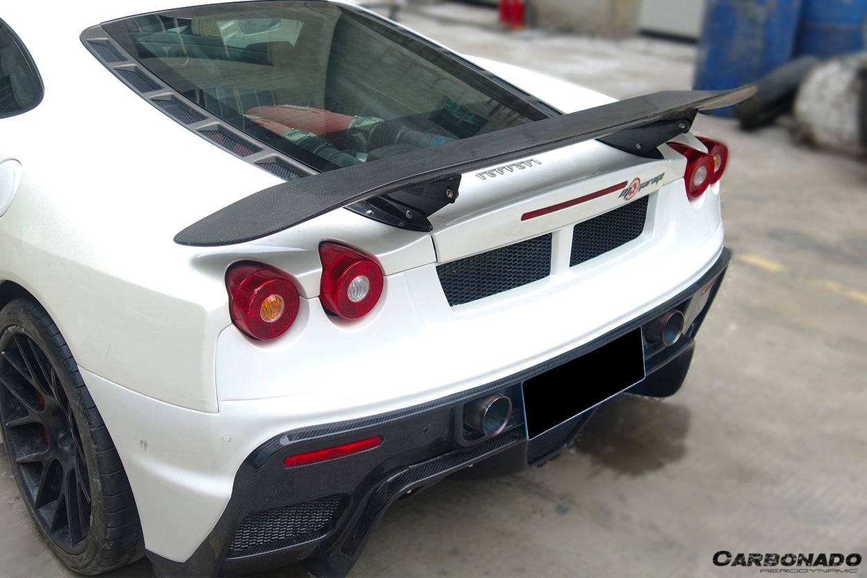 2004-2009 Ferrari F430 AS Style Trunk Spoiler - Carbonado