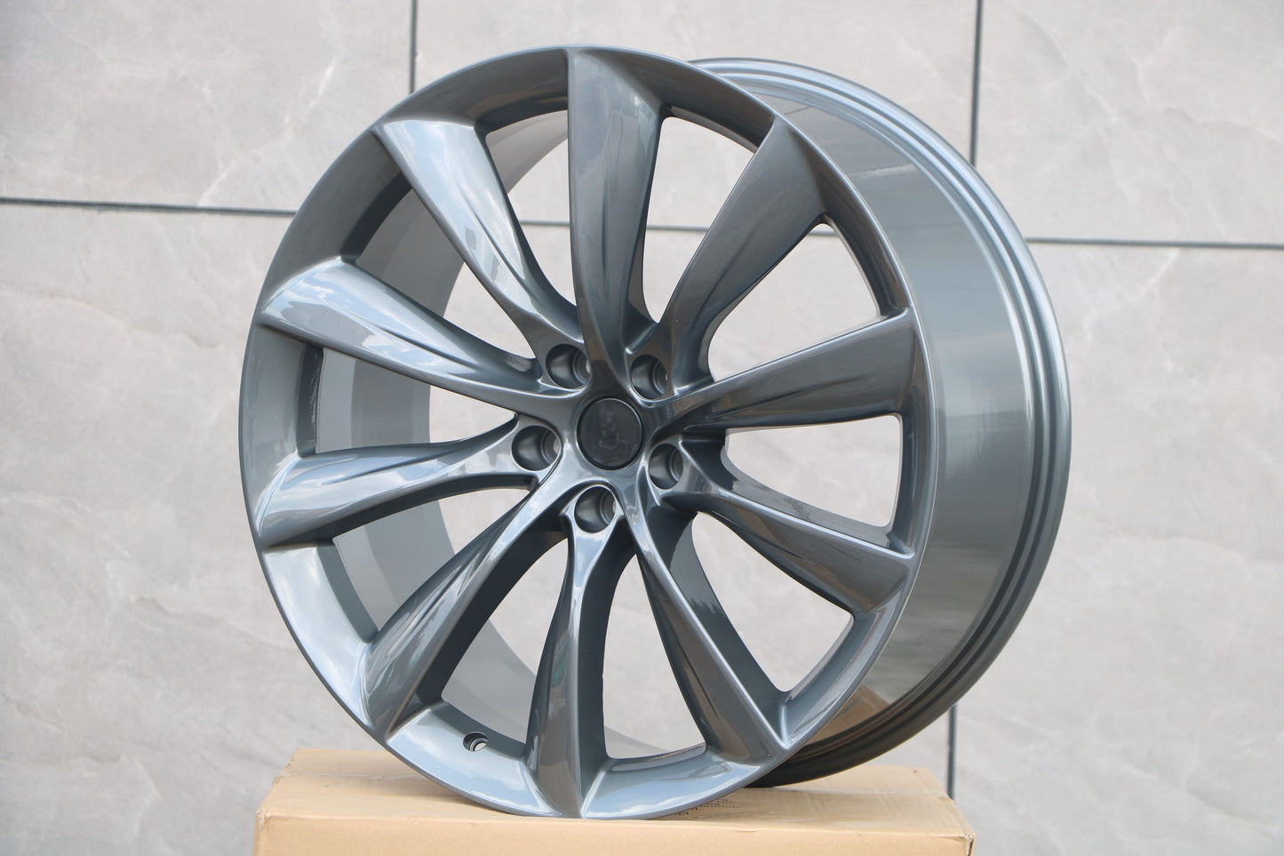 E452 OE Gray 22x9.0 ET35 5.120 - Square Set (4 Wheels)