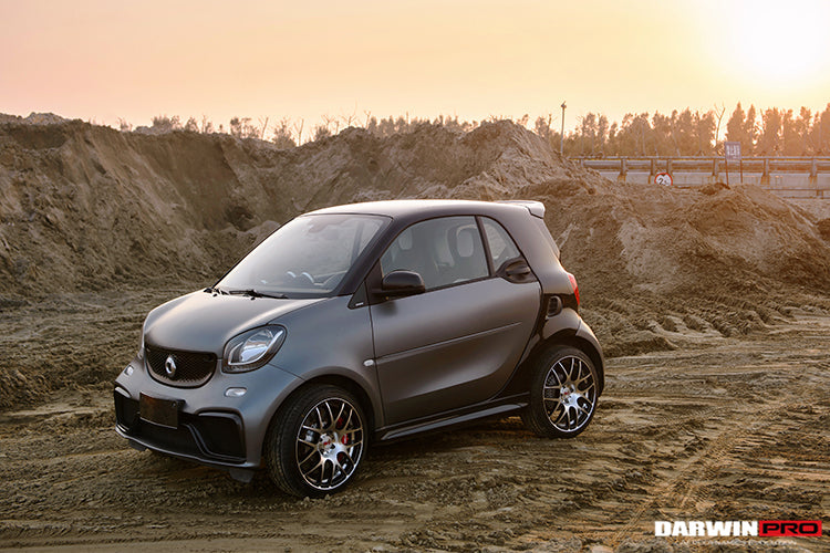 2016-2020 Smart Fortwo 453 BKSS Style Partial Carbon Fiber Side Skirts - DarwinPRO Aerodynamics