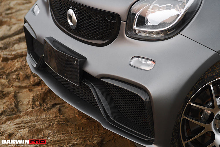 2016-2020 Smart Fortwo 453 BKSS Style Front Bumper - DarwinPRO Aerodynamics
