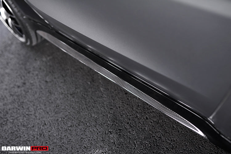 2016-2020 Smart Fortwo 453 BKSS Style Partial Carbon Fiber Side Skirts - DarwinPRO Aerodynamics