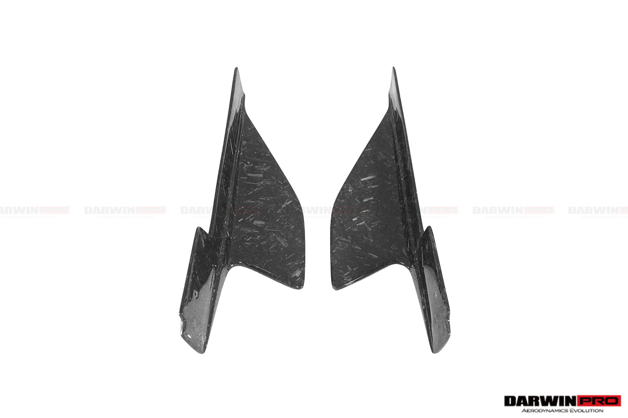 2010-2015 Ferrari 458 Coupe/Spyder Speciale Style Carbon Fiber Side Skirts Canards - DarwinPRO Aerodynamics