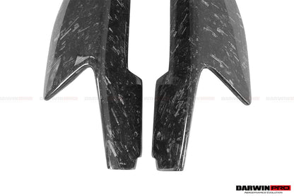 2010-2015 Ferrari 458 Coupe/Spyder Speciale Style Carbon Fiber Side Skirts Canards - DarwinPRO Aerodynamics