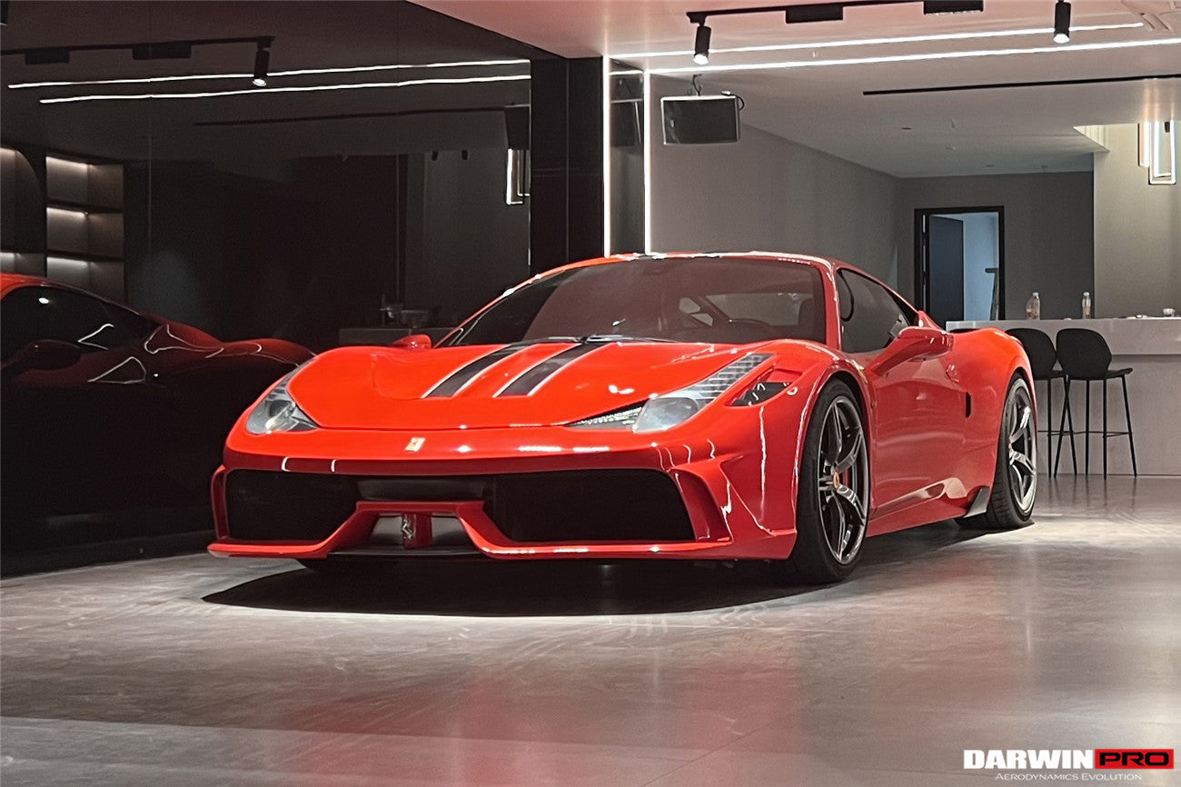 2010-2015 Ferrari 458 Coupe/Spyder Speciale Style Front Bumper - DarwinPRO Aerodynamics