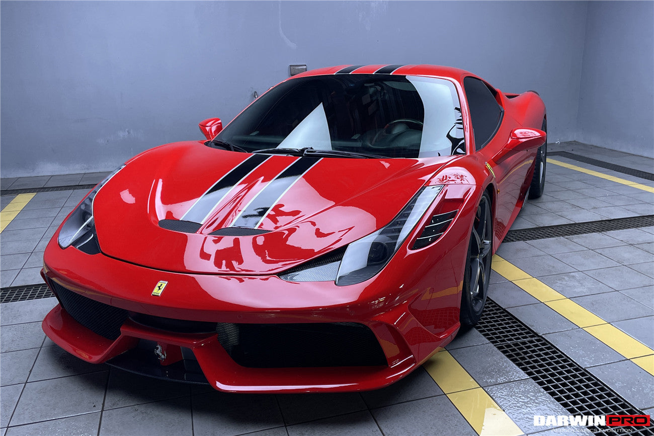 2010-2015 Ferrari 458 Coupe/Spyder Speciale Style Hood - DarwinPRO Aerodynamics