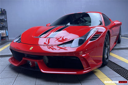 2010-2015 Ferrari 458 Coupe/Spyder Speciale Style Front Bumper - DarwinPRO Aerodynamics