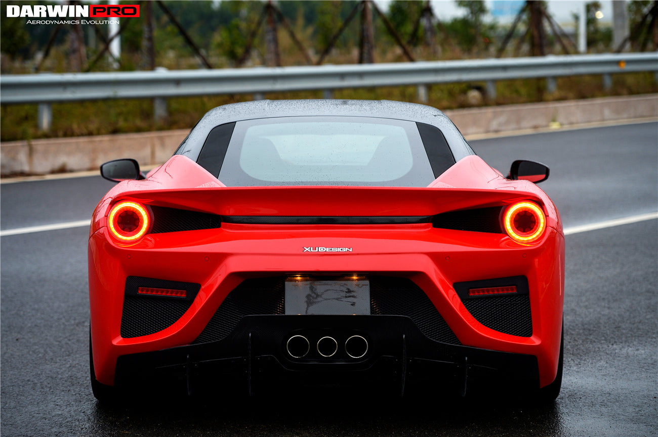 2010-2015 Ferrari 458 Coupe/Spider BKSS Style Tail Light Cover - DarwinPRO Aerodynamics