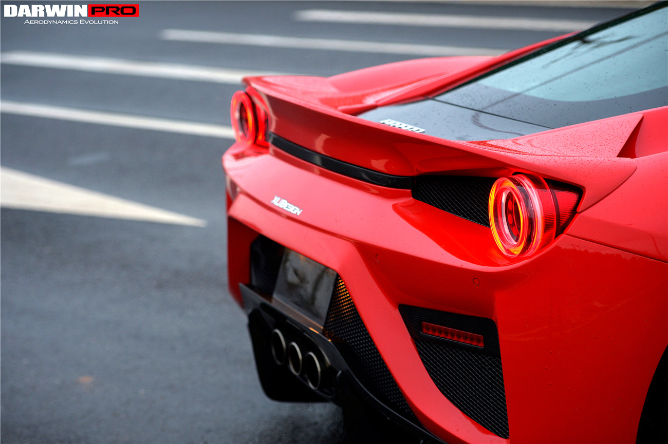 2010-2015 Ferrari 458 Coupe/Spider BKSS Style Tail Light Cover - DarwinPRO Aerodynamics