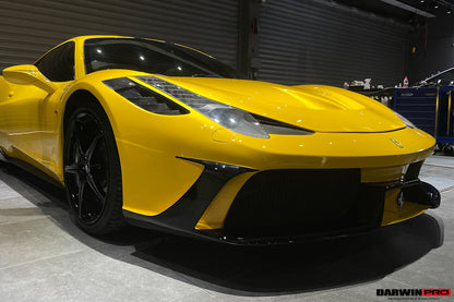 2010-2015 Ferrari 458 Coupe/Spyder Speciale Style Front Bumper - DarwinPRO Aerodynamics