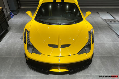 2010-2015 Ferrari 458 Coupe/Spyder Speciale Style Front Bumper - DarwinPRO Aerodynamics