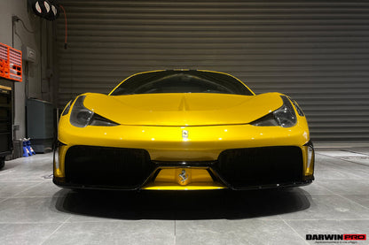 2010-2015 Ferrari 458 Coupe/Spyder Speciale Style Front Bumper - DarwinPRO Aerodynamics