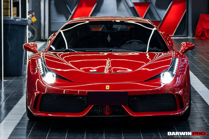 2010-2015 Ferrari 458 Coupe/Spyder Speciale Style Front Bumper - DarwinPRO Aerodynamics