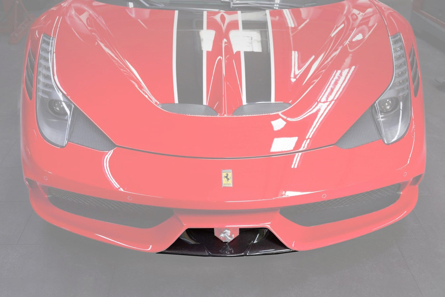 2013-2015 Ferrari 458 Speciale Carbon Fiber Front Lip - DarwinPRO Aerodynamics