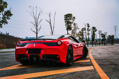 2013-2015 Ferrari 458 Speciale Rear Bumper w/ Diffuser - DarwinPRO Aerodynamics