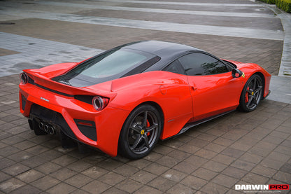 2010-2015 Ferrari 458 Coupe/Spyder BKSS Style Side Skirts - DarwinPRO Aerodynamics
