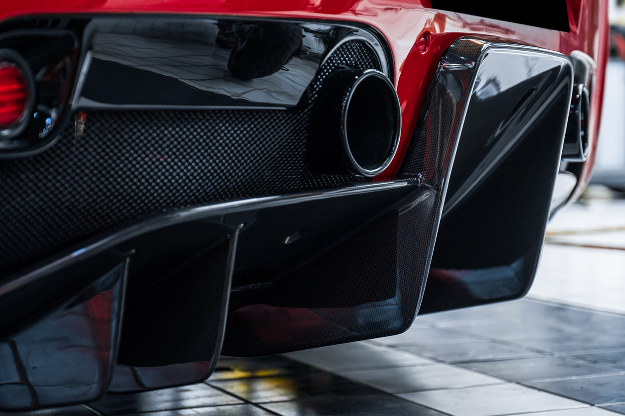 2013-2015 Ferrari 458 Speciale Carbon Fiber Rear Diffuser - DarwinPRO Aerodynamics