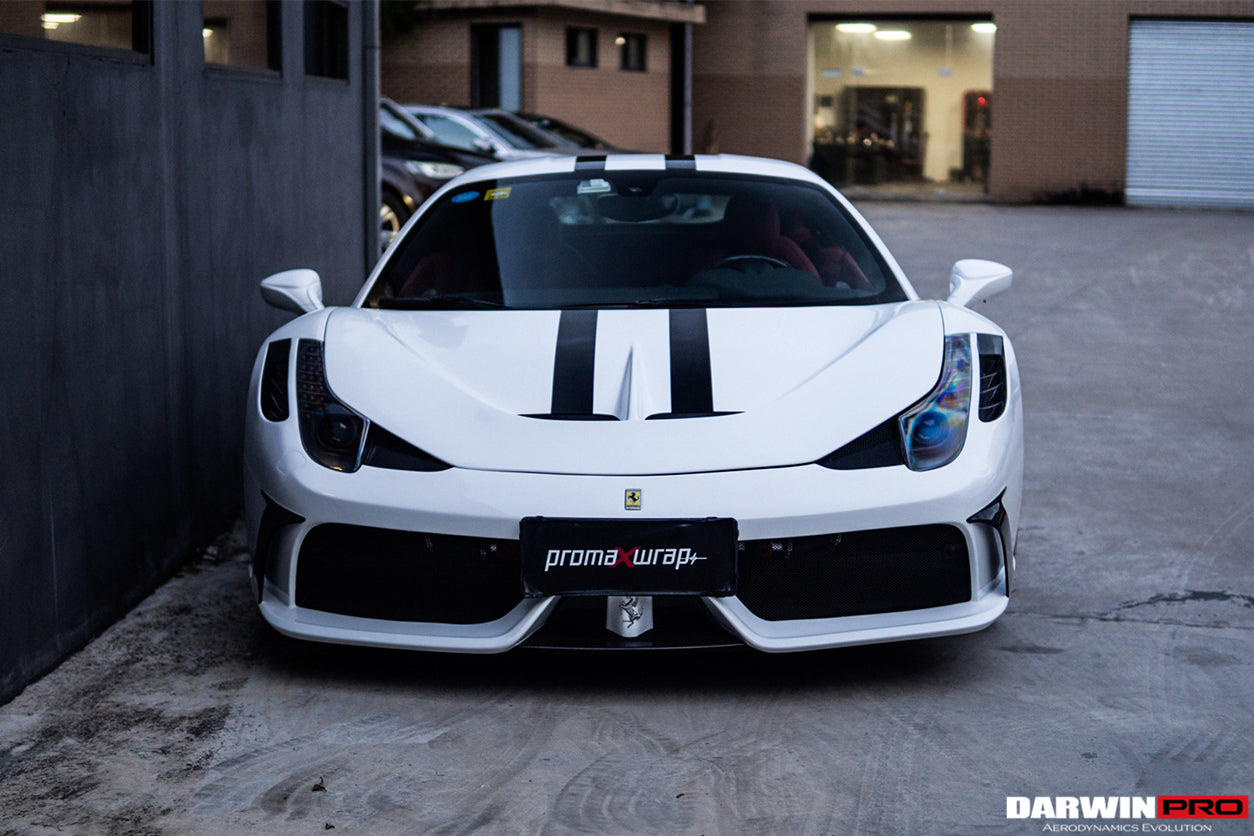 2010-2015 Ferrari 458 Coupe/Spyder Speciale Style Front Bumper - DarwinPRO Aerodynamics