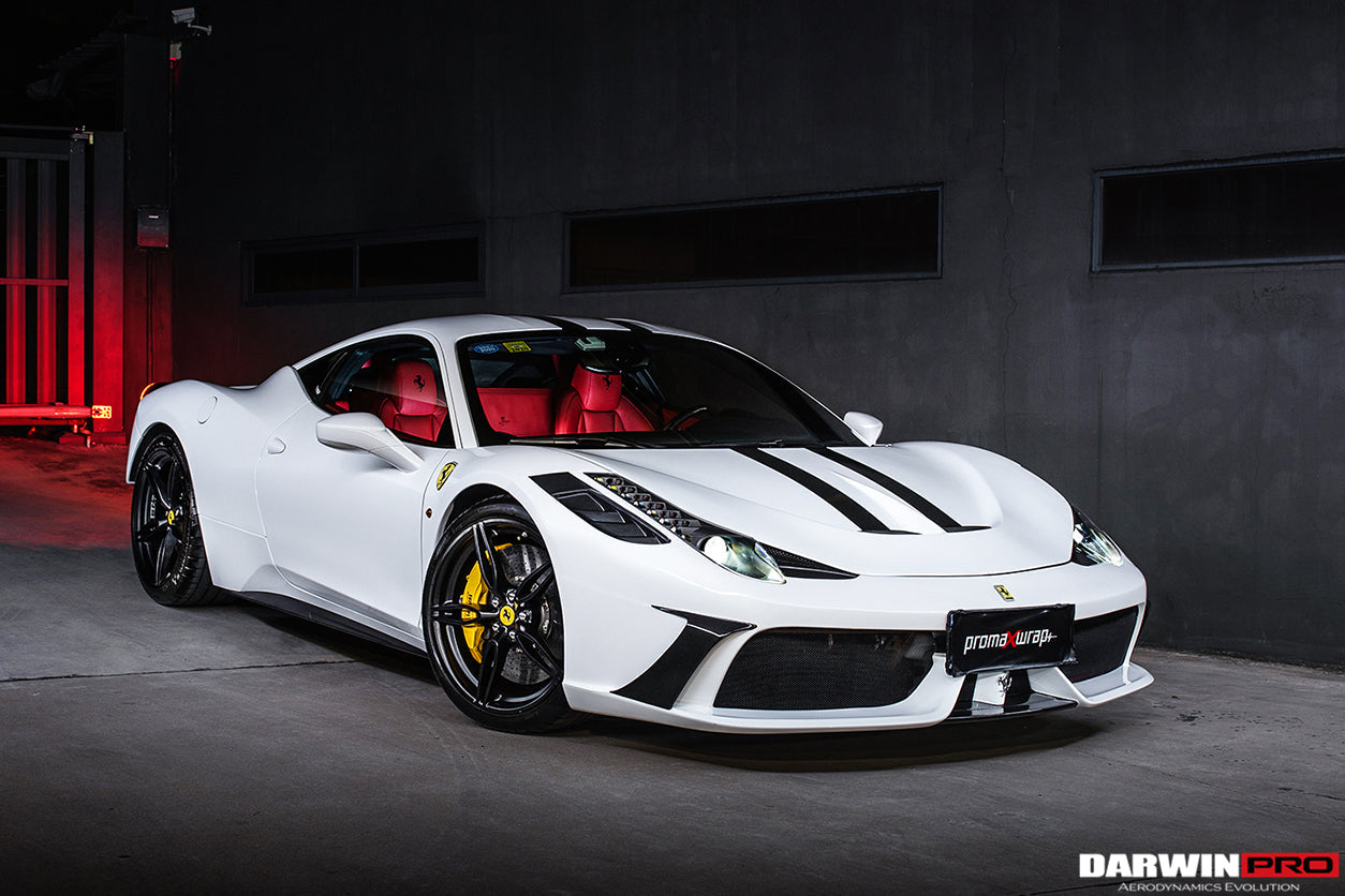 2010-2015 Ferrari 458 Coupe/Spyder Speciale Style Hood - DarwinPRO Aerodynamics
