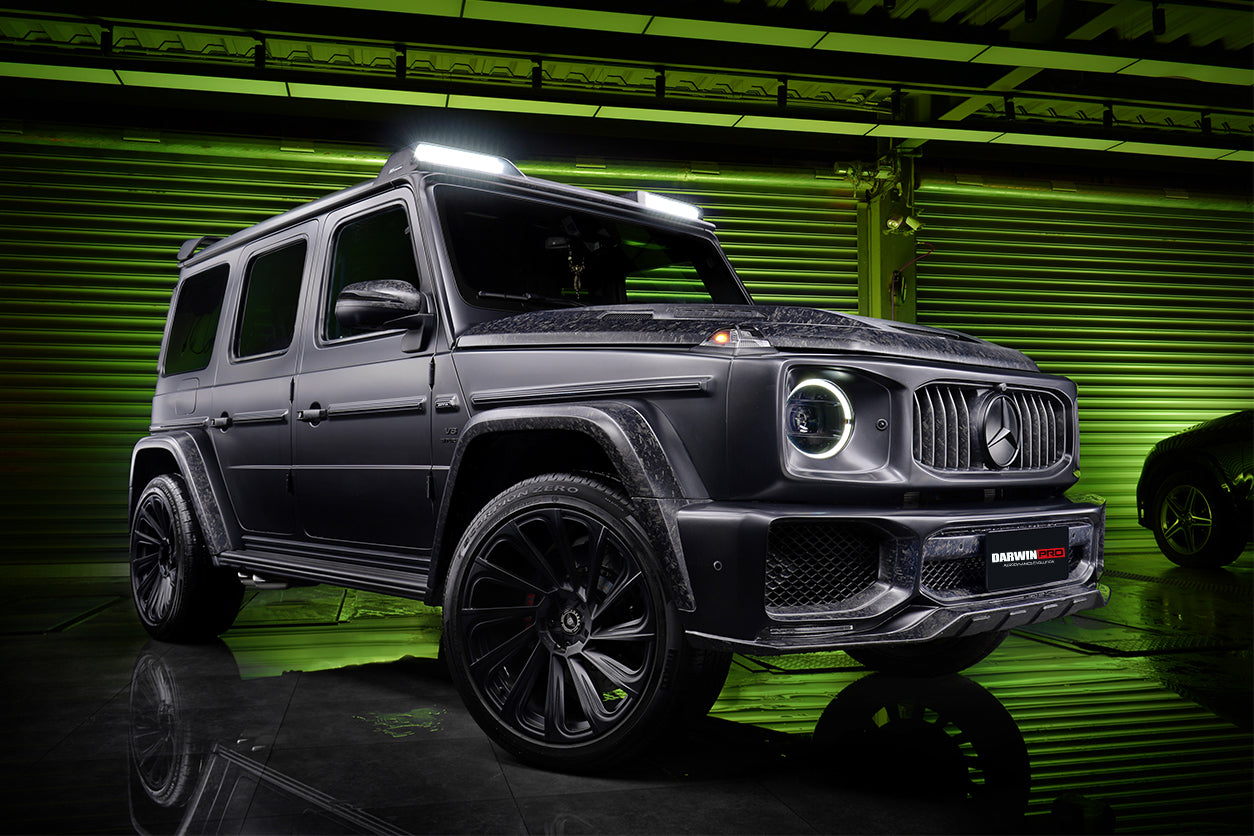 2019-2023 Mercedes Benz W464 G-Class G Wagon G500/G550/G63AMG IMP Performance Partial Carbon Fiber Hood - DarwinPRO Aerodynamics