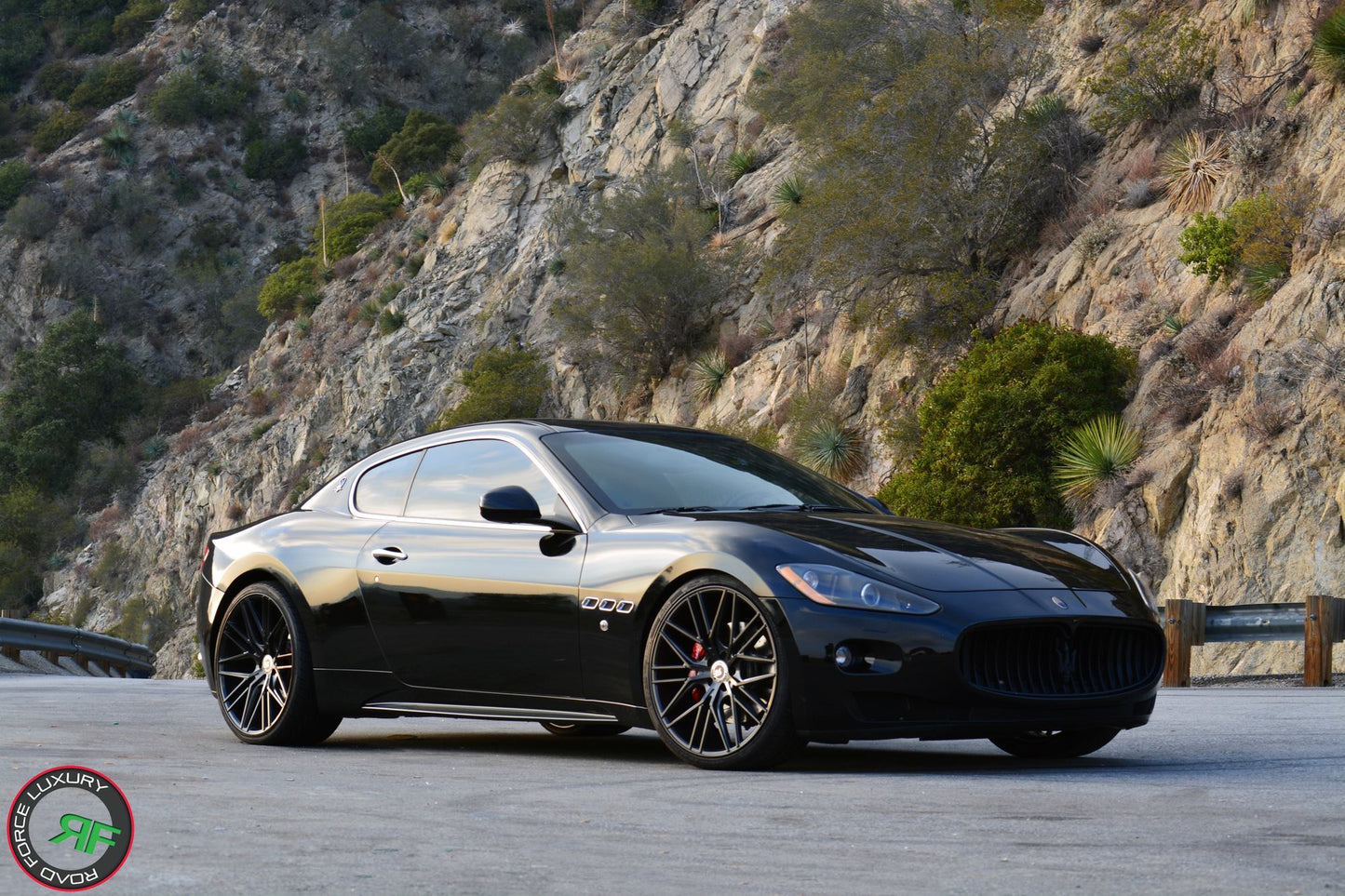 22" Road Force RF13 Gloss Black 5x112 ( Staggered Setup ) ( Set of 4 )