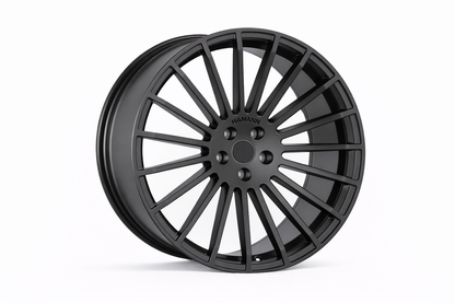 E481 Satin Black 21in Staggered Set 10.0 ET45 / 11.5 ET45 5.130 (4 Wheels)