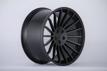 E481 Satin Black 21x10.0 ET35 5.112 - Square Set (4 Wheels)