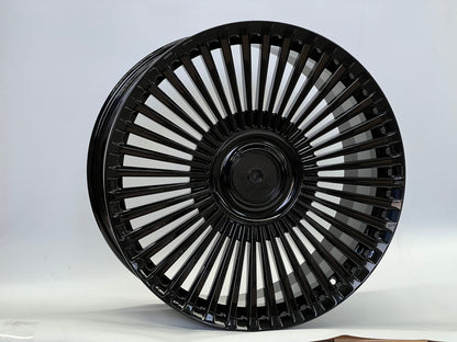 E482 Gloss Black 22x10.0 ET24 6.139 - Square Set (4 Wheels)