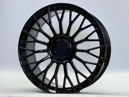 E483 Gloss Black 20x10.0 ET35 5.112.120 - Square Set (4 Wheels)