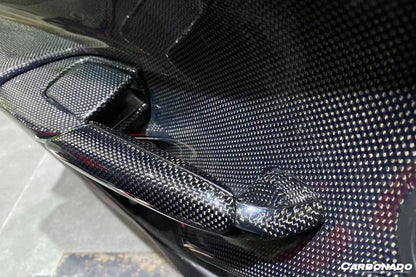 2015-2020 Ferrari 488 GTB Spyder OE Style Carbon Fiber Door Handle Interior - Carbonado Aero