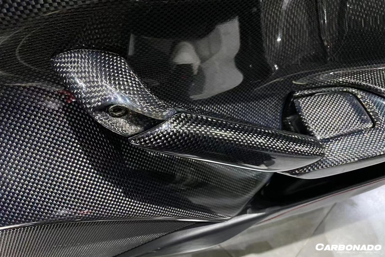 2015-2020 Ferrari 488 GTB Spyder OE Style Carbon Fiber Door Handle Interior - Carbonado Aero