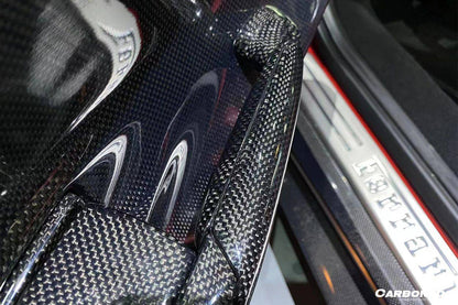 2015-2020 Ferrari 488 GTB Spyder OE Style Carbon Fiber Door Handle Interior - Carbonado Aero