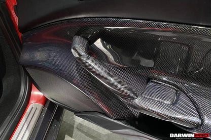 2015-2020 Ferrari 488 GTB/Spyder Carbon Fiber Door Handle Interior - DarwinPRO Aerodynamics