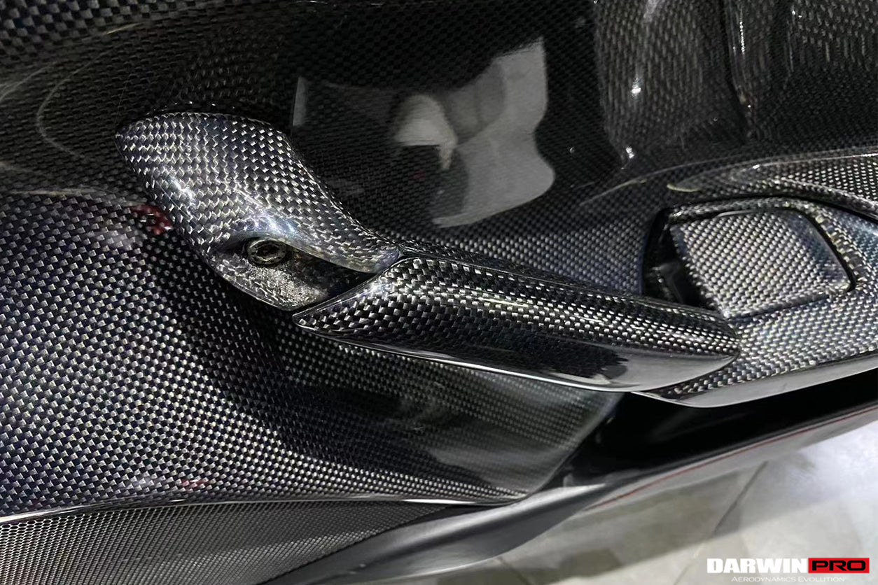 2015-2020 Ferrari 488 GTB/Spyder Carbon Fiber Door Handle Interior - DarwinPRO Aerodynamics