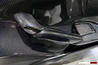 2015-2020 Ferrari 488 GTB/Spyder Carbon Fiber Door Handle Interior - DarwinPRO Aerodynamics