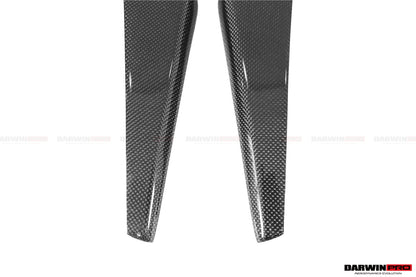 2015-2020 Ferrari 488 GTB/Spyder iMP-Performance Carbon Fiber Front Bumper Canards - DarwinPRO Aerodynamics