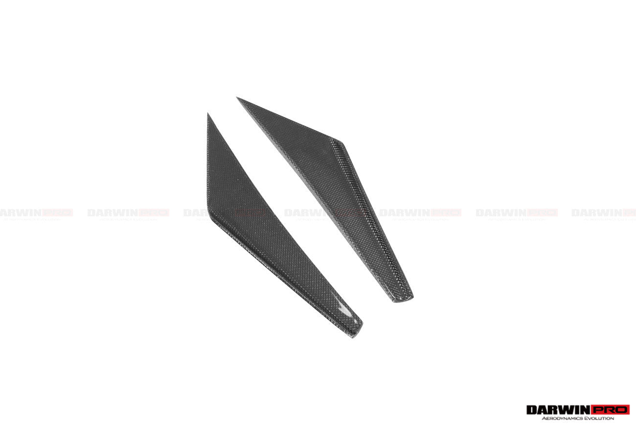 2015-2020 Ferrari 488 GTB/Spyder iMP-Performance Carbon Fiber Front Bumper Canards - DarwinPRO Aerodynamics