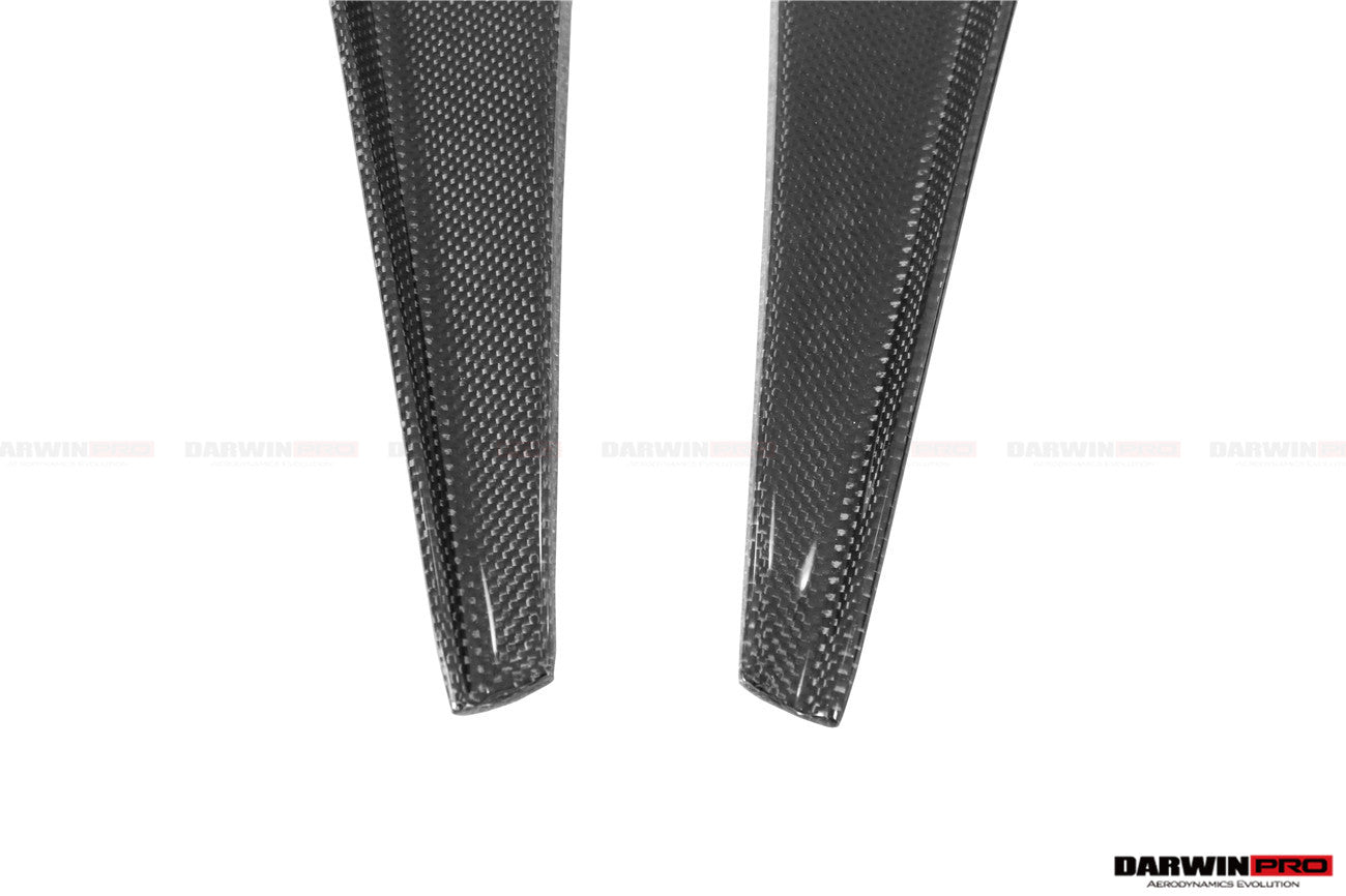 2015-2020 Ferrari 488 GTB/Spyder iMP-Performance Carbon Fiber Front Bumper Canards - DarwinPRO Aerodynamics