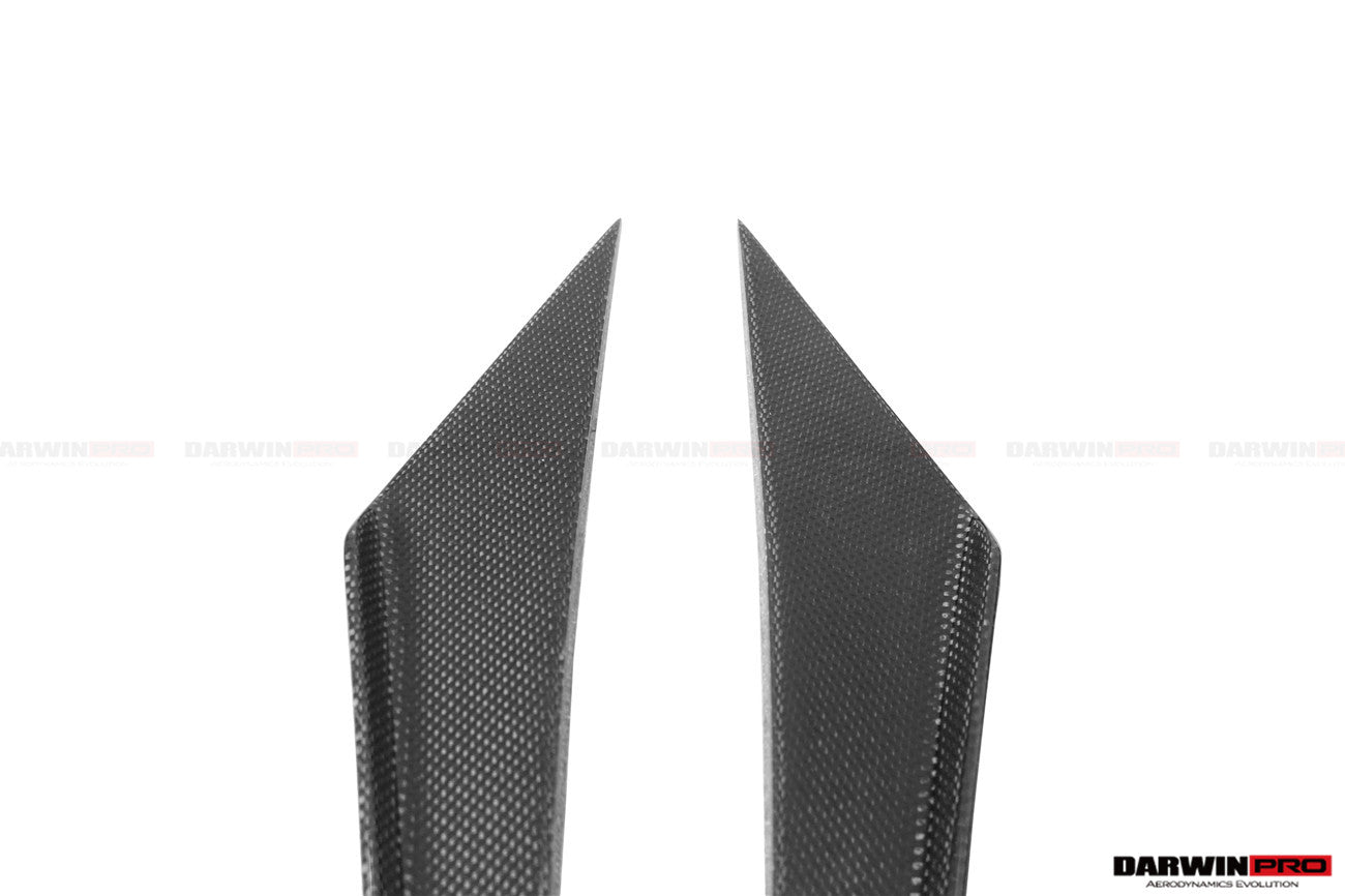 2015-2020 Ferrari 488 GTB/Spyder iMP-Performance Carbon Fiber Front Bumper Canards - DarwinPRO Aerodynamics