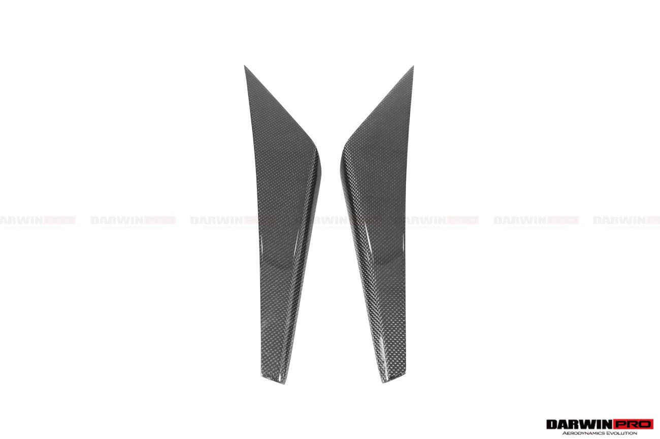 2015-2020 Ferrari 488 GTB/Spyder iMP-Performance Carbon Fiber Front Bumper Canards - DarwinPRO Aerodynamics