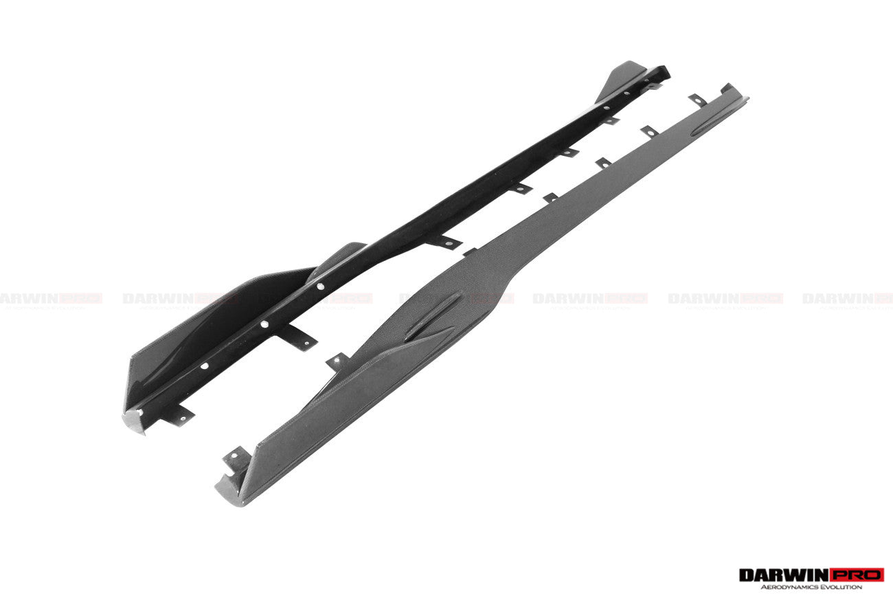 2015-2020 Ferrari 488 GTB/Spyder iMP-Performance Carbon Fiber Side Skirts Under Board - DarwinPRO Aerodynamics
