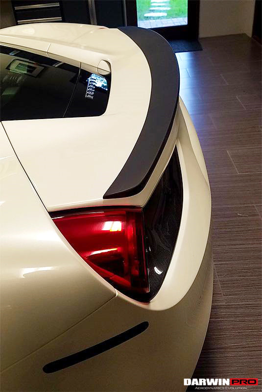 2015-2020 Ferrari 488 GTB BKSS Style Carbon Fiber Trunk Spoiler - DarwinPRO Aerodynamics