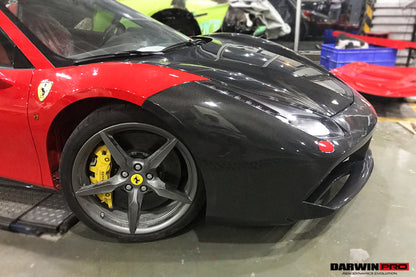 2015-2020 Ferrari 488 GTB/Spyder Front Bumper - DarwinPRO Aerodynamics