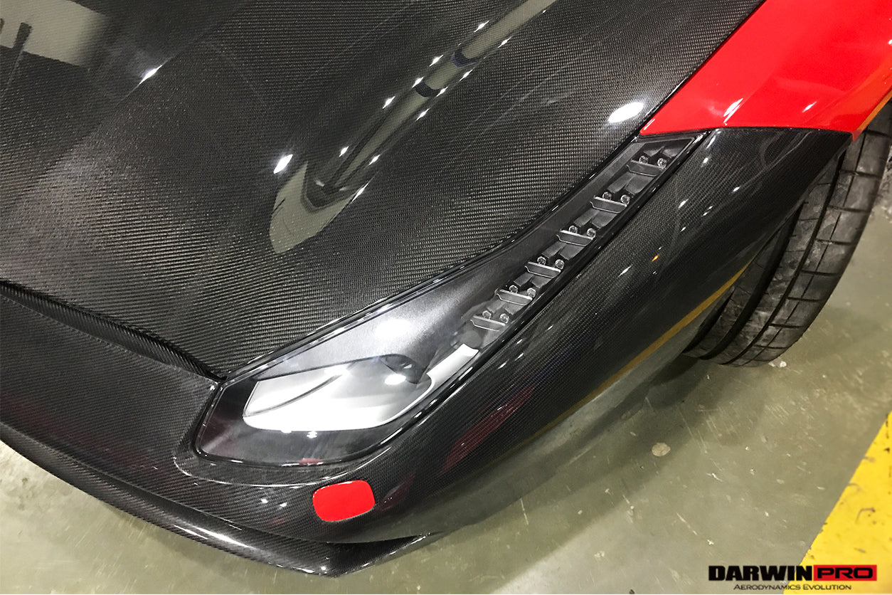 2015-2020 Ferrari 488 GTB/Spyder Front Bumper - DarwinPRO Aerodynamics