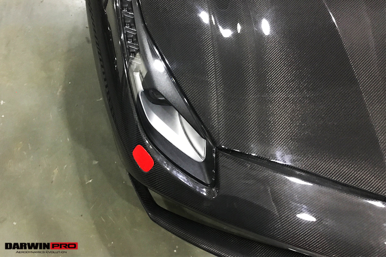 2015-2020 Ferrari 488 GTB/Spyder Front Bumper - DarwinPRO Aerodynamics