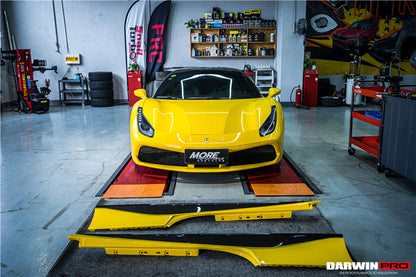 2015-2020 Ferrari 488 GTB/Spyder Side Skirts - DarwinPRO Aerodynamics
