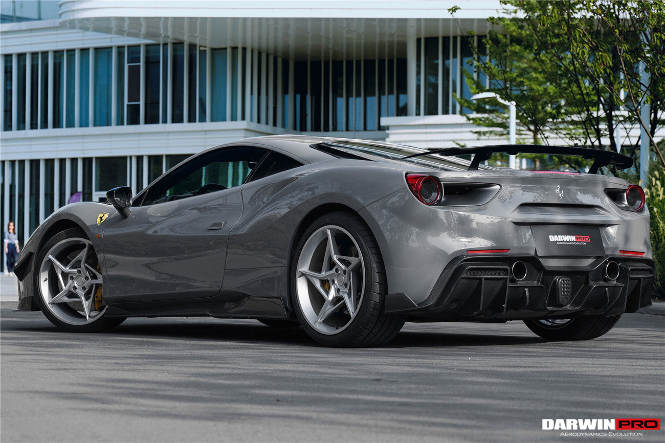 2015-2020 Ferrari 488 GTB iMP-Performance Carbon Fiber Trunk Spoiler Wing - DarwinPRO Aerodynamics