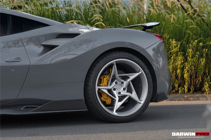2015-2020 Ferrari 488 GTB/Spyder iMP-Performance Carbon Fiber Side Skirts Under Board - DarwinPRO Aerodynamics