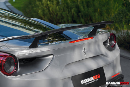 2015-2020 Ferrari 488 GTB iMP-Performance Carbon Fiber Trunk Spoiler Wing - DarwinPRO Aerodynamics